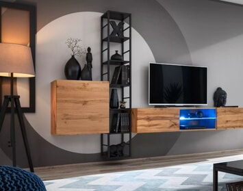 Ako do moderného dizajnu obývačky včleniť čierny kov?