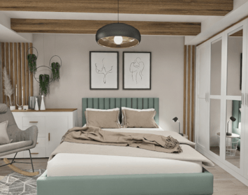 Očami dizajnéra: Spálňa v škandinávskom štýle