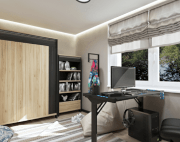 Očami dizajnéra: Študentská izba pre chlapca