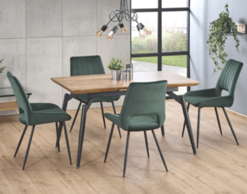 Inšpirujte sa: jedálenský stôl s kovovými nohami