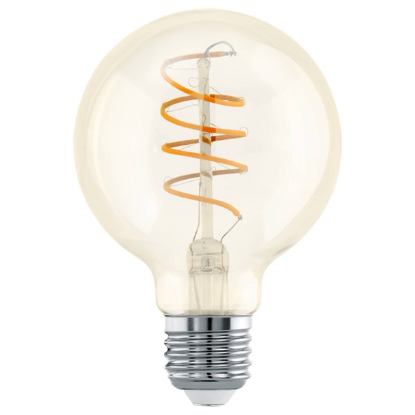 LED žiarovka filament 110075 E27, 4W, teplá biela, jantárová 1