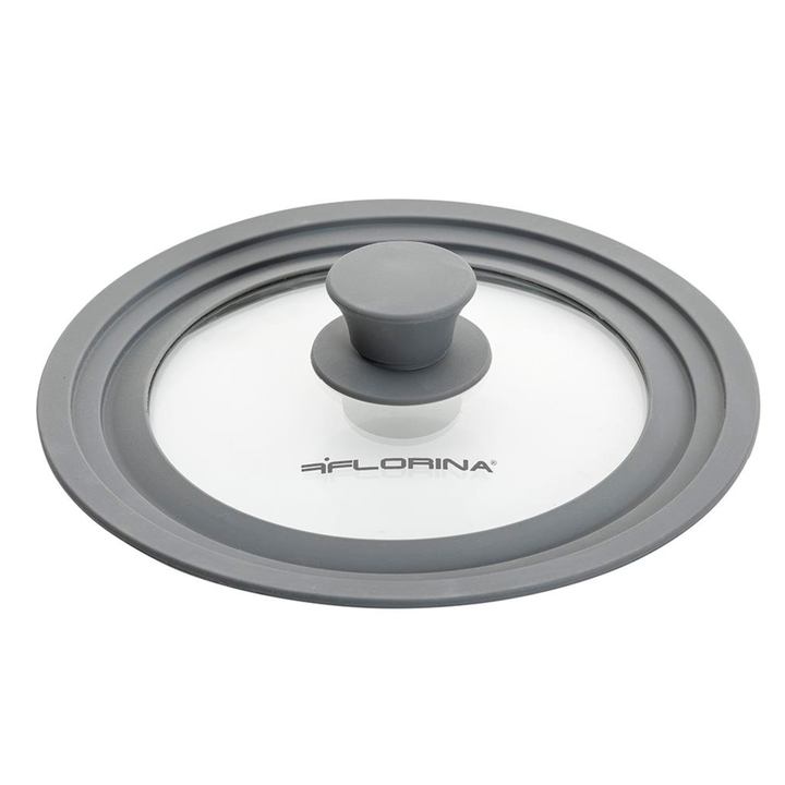 Pokrievka 3V1 transparentná/sivá, priemer 18/20/22 cm 1