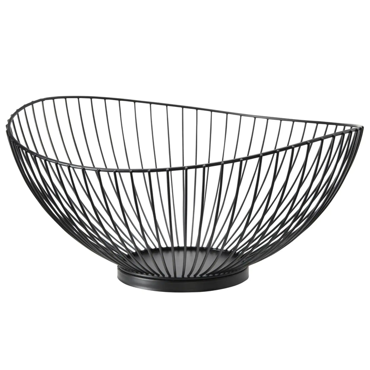 Kovová misa 40581845 čierna, šírka 30 cm 1