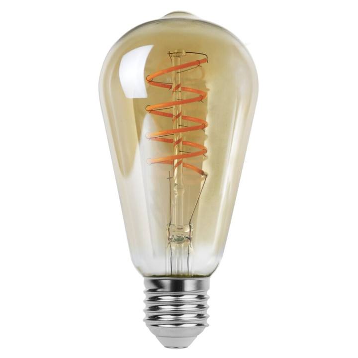 LED žiarovka filament 79156 E27, 4W, teplá biela, jantárová 1