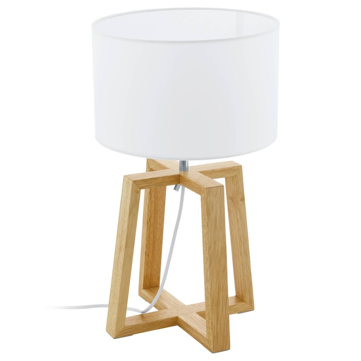 Stolná lampa 901293 prírodná/biela 1