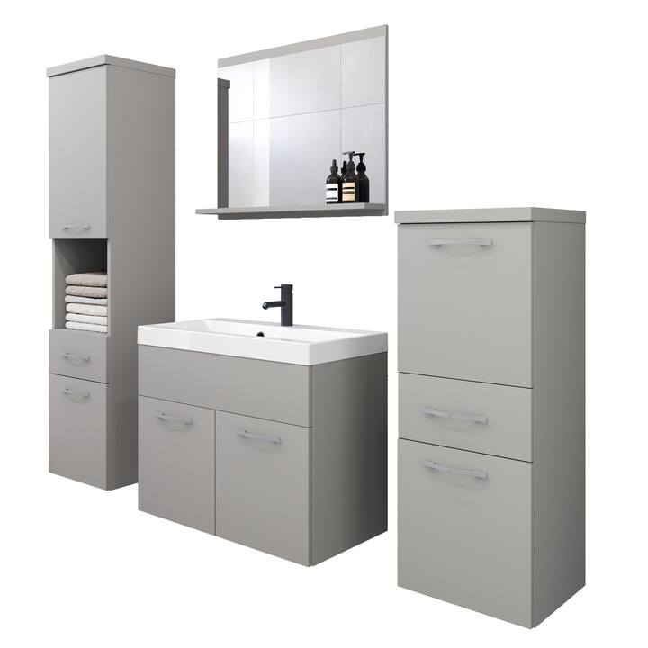 Kúpeľňová zostava ABIHA sivá 1