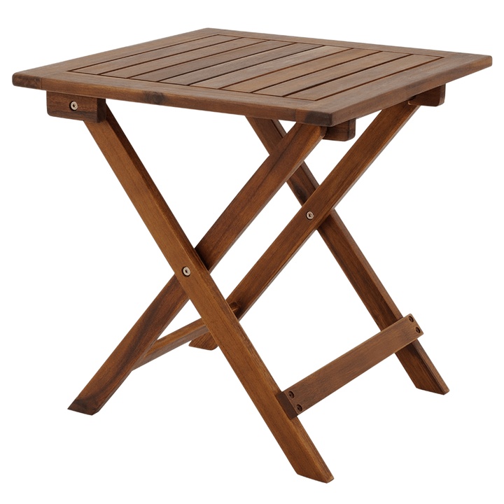 Záhradný prístavný stolík ACACIA hnedá 1