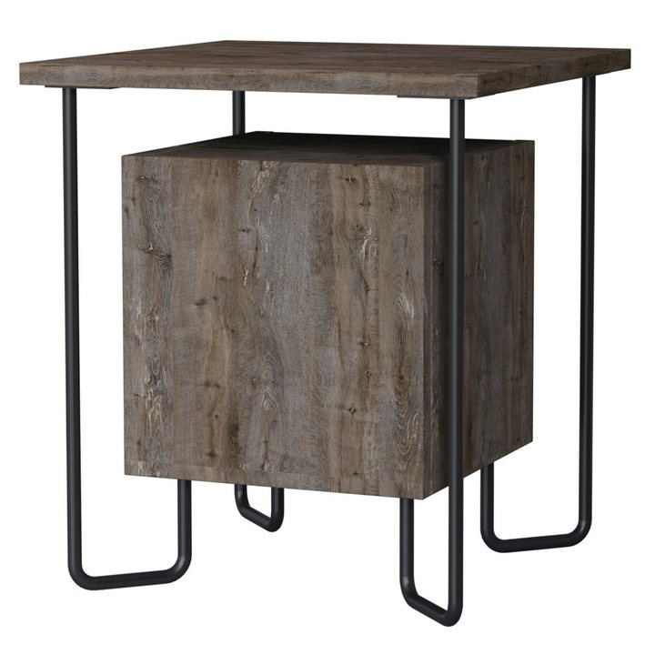 Nočný stolík ACRES tmavohnedá 1