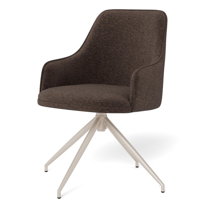 Jedálenská stolička ADIA hnedá/sivá 1