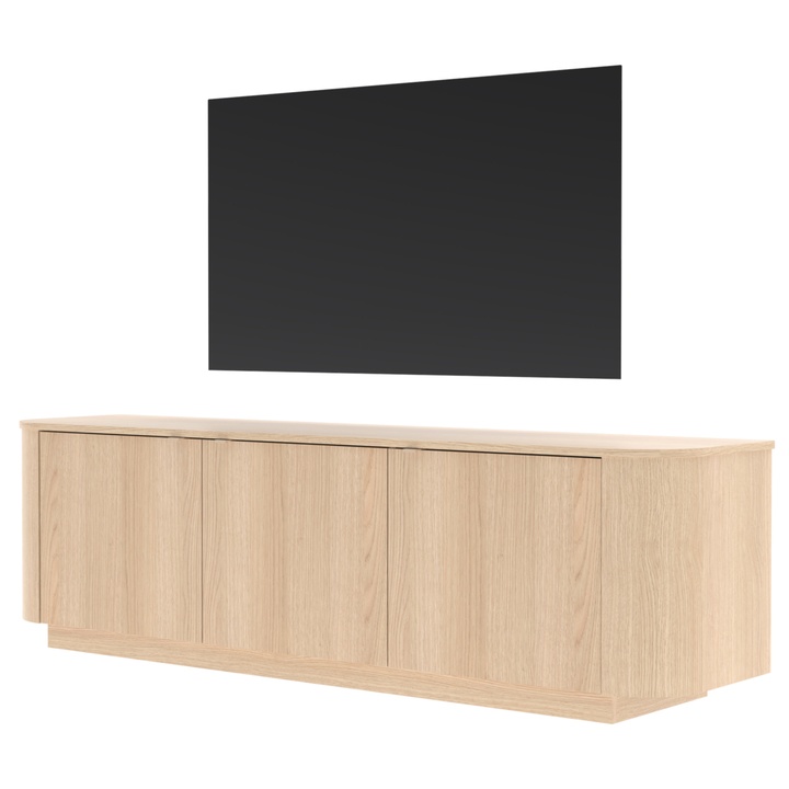 TV komoda ADRIATICO 3DV svetlý dub 1