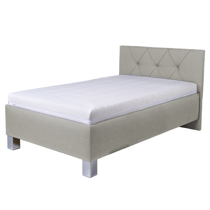 Posteľ s matracom AFRODITE krémová, 140x200 cm 1