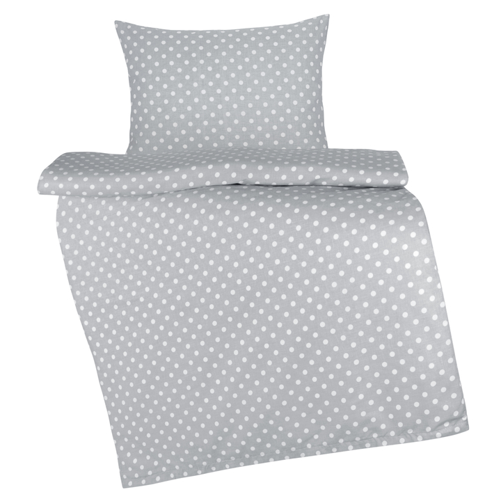 Detská posteľná bielizeň AGÁTA sivá/biela, 32x42 a 75x100 cm 1