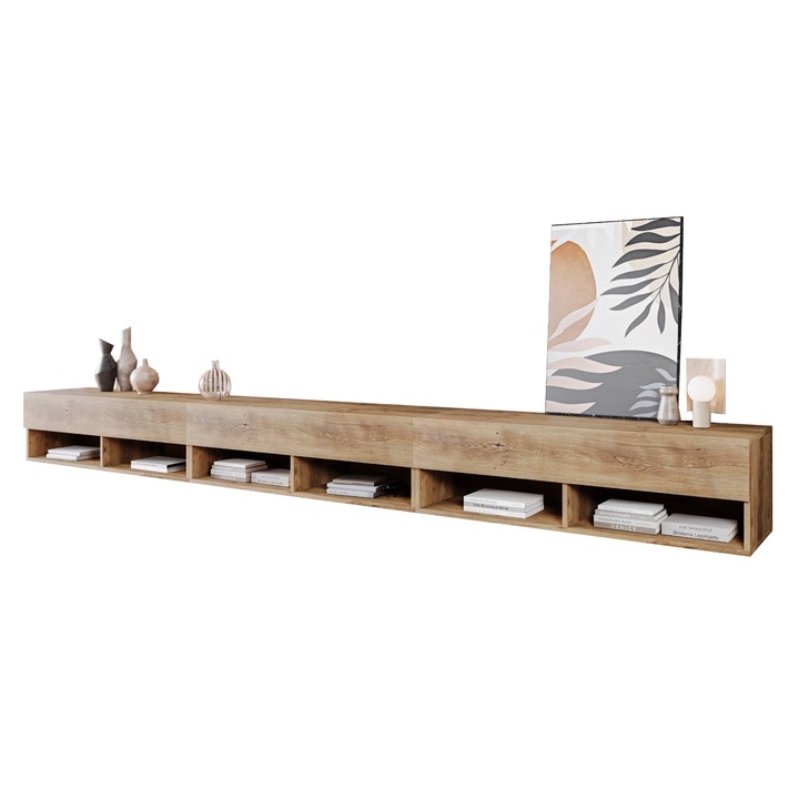 TV komoda AGATHE 300 dub gaštan 1