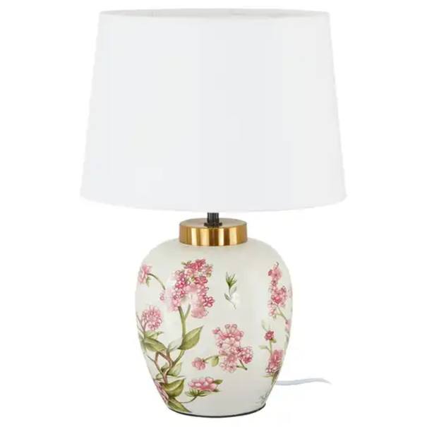 Stolná lampa AGNESA W biela 1