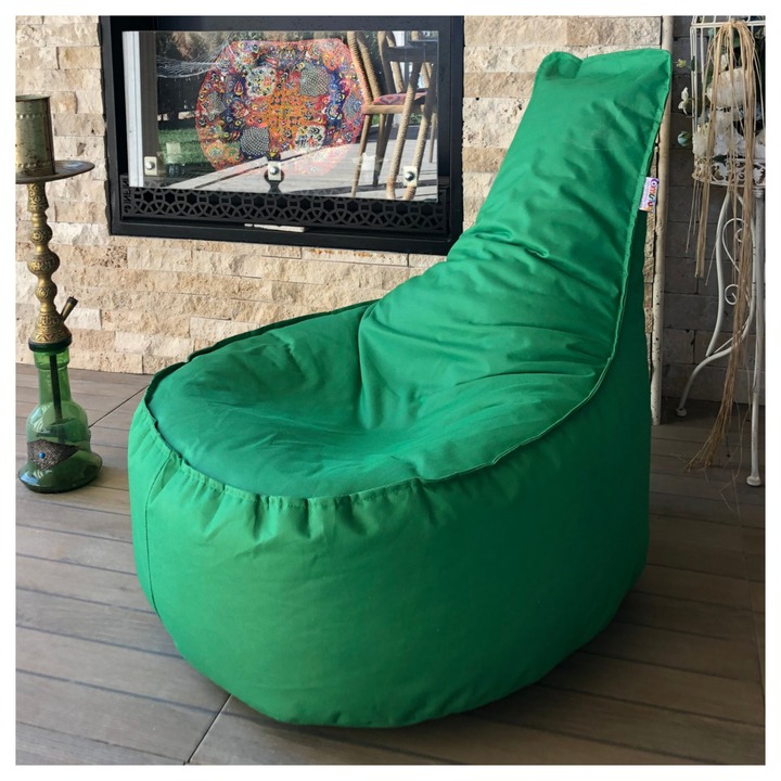 Outdoor sedací vak AKTIF zelená 1