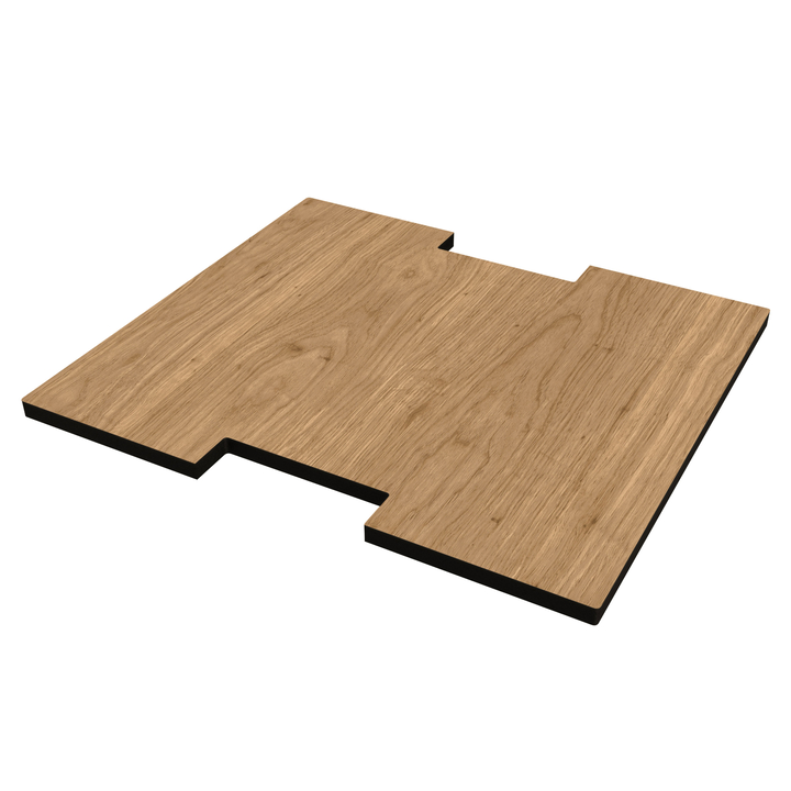 Policový diel ALBA dub, hranatý, sada 2 ks 1