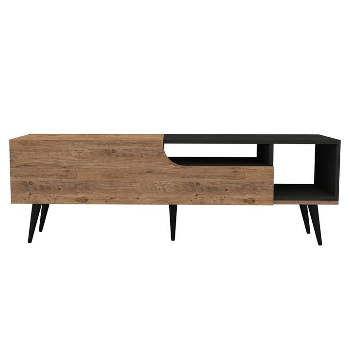 TV komoda ALBA borovica atlantic/antracitová 1