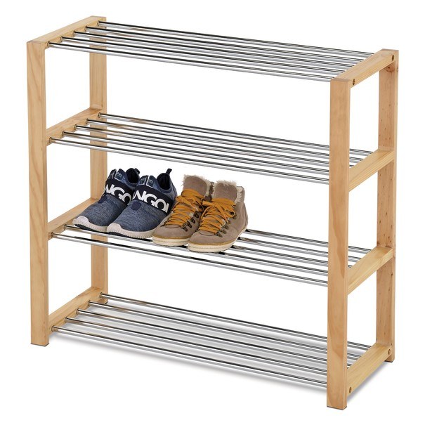 Polica na topánky ALBANY prírodná 1