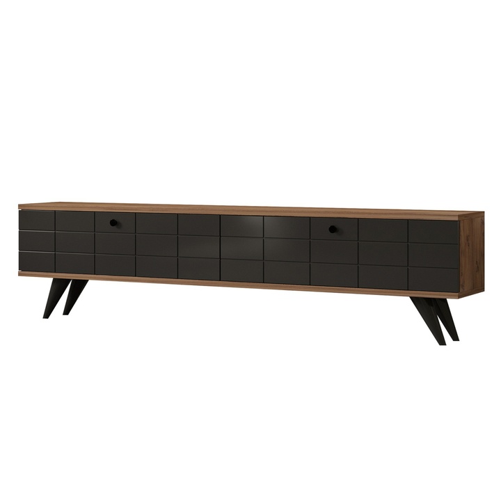 TV stolík ALBERI antracitová/borovica atlantic 1