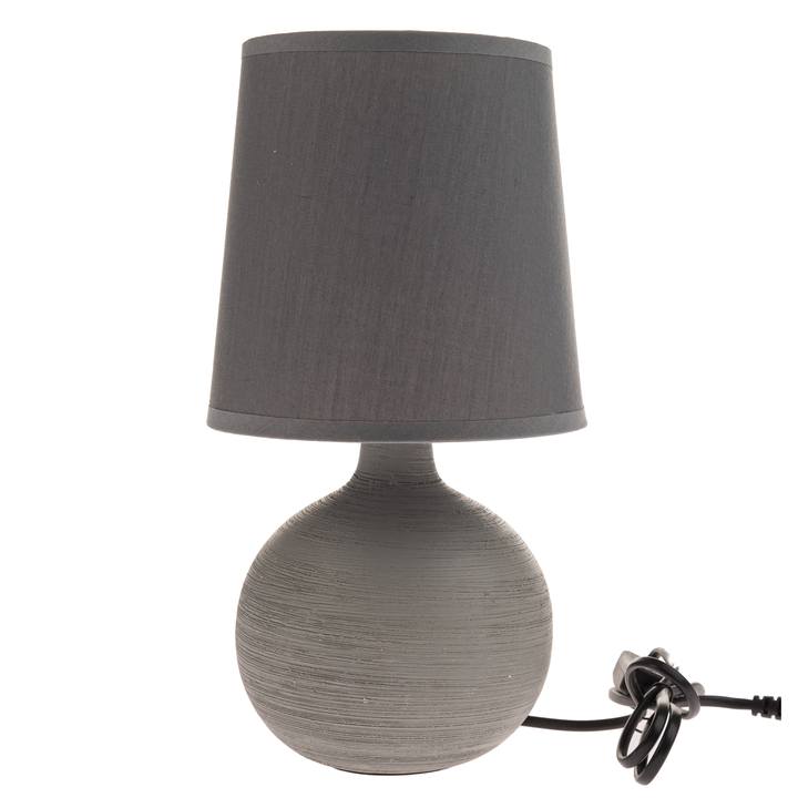 Stolná lampa ALEX sivá 1