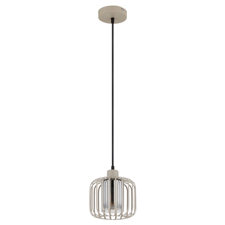 Závesné svietidlo ALFRED piesková/sivá, priemer 18 cm 1