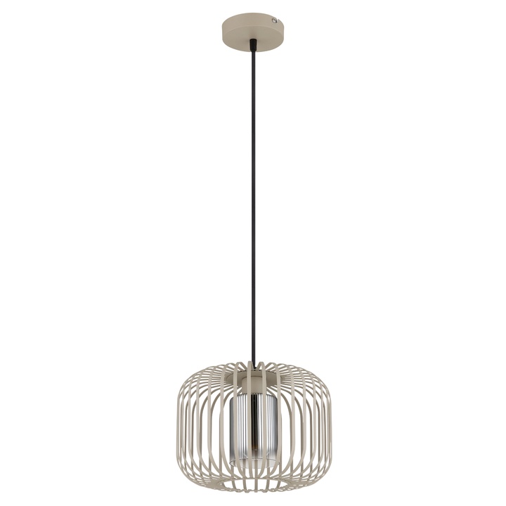 Závesné svietidlo ALFRED piesková/sivá, priemer 28 cm 1