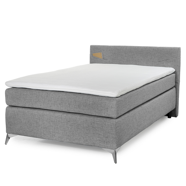Posteľ boxspring ALISA svetlosivá 1