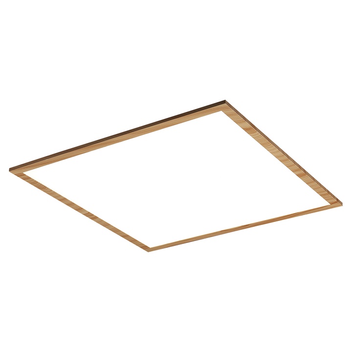 Stropné svietidlo ALMOND buk/biela, šírka 60 cm 1
