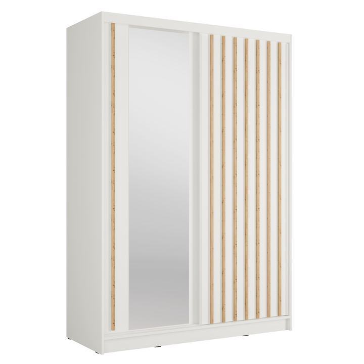 Šatníková skriňa  ALUNA I biela, šírka 150 cm 1