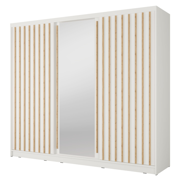 Šatníková skriňa ALUNA II biela 1