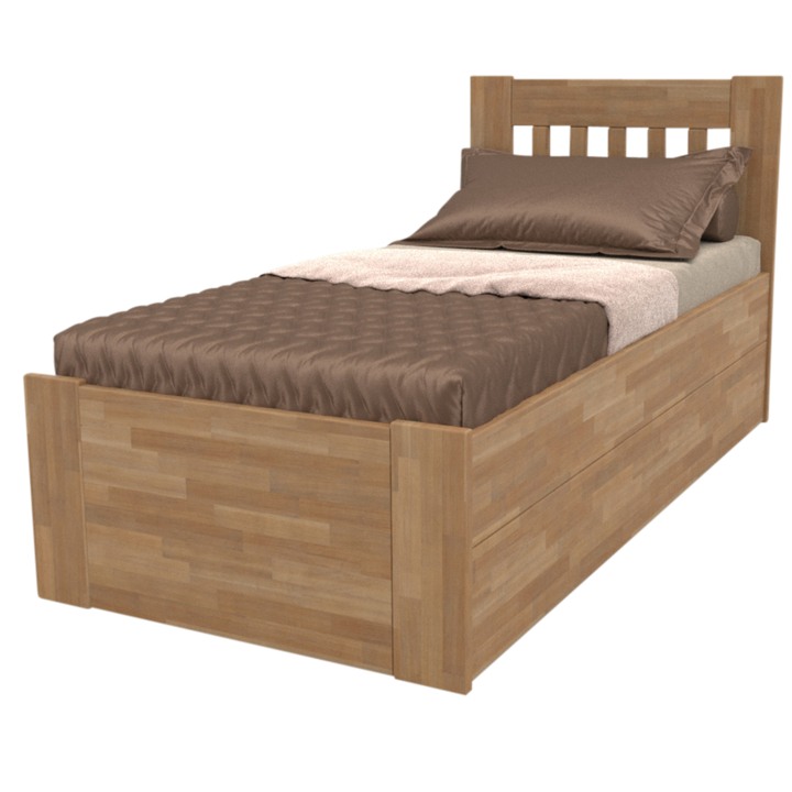 Posteľ APOLONIE BOX I buk, 90x200 cm 1