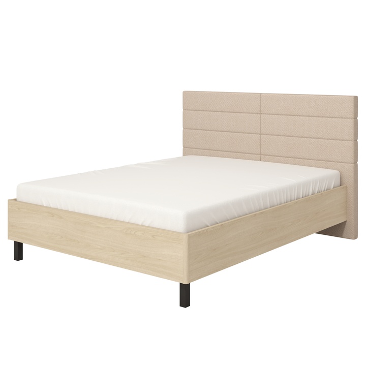 Posteľ ARABELA dub sonoma/béžová, 160x200 cm 1
