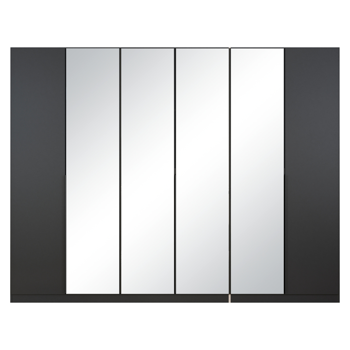 Šatníková skriňa ARCENIA III sivá metalická 1