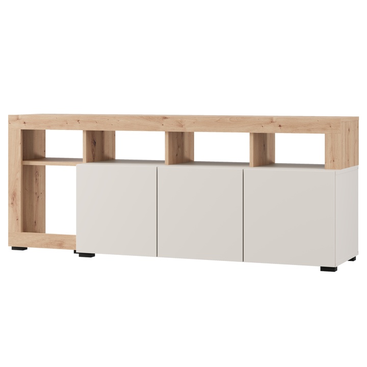 TV komoda ARGYLL 154 kašmírová/dub artisan 1
