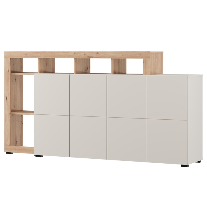 TV komoda ARGYLL 154 kašmírová/dub artisan 1