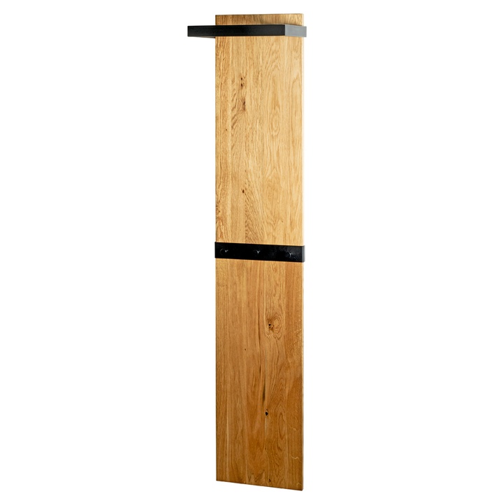 Nástenný vešiak ARIZONA I dub/čierna 1