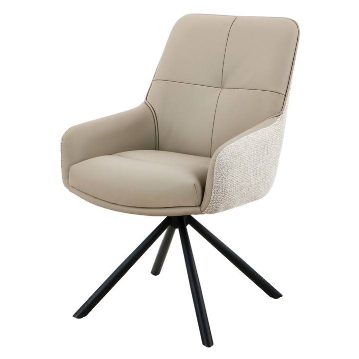 Jedálenská stolička ARNEA I cappuccino/béžová 1