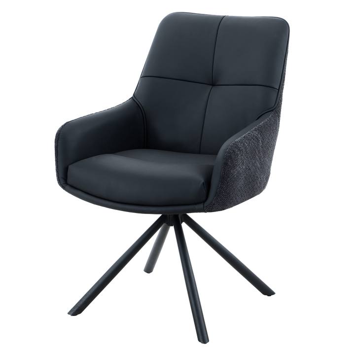 Jedálenská stolička ARNEA II čierna 1