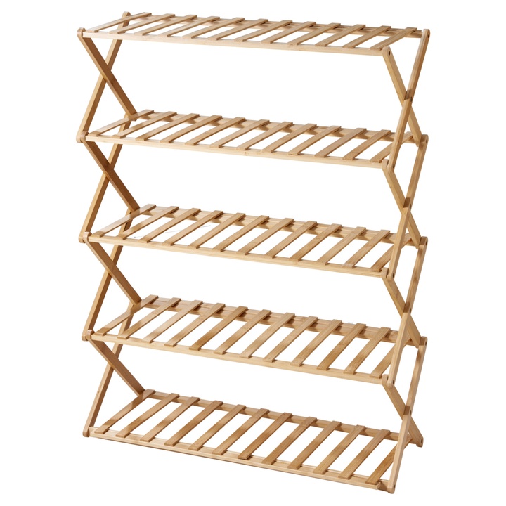 Skrinka na topánky ARON bambus 1