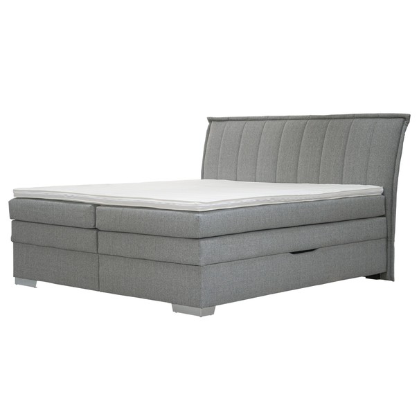 Posteľ boxspring ARTHUR svetlosivá, 180x200 cm 1