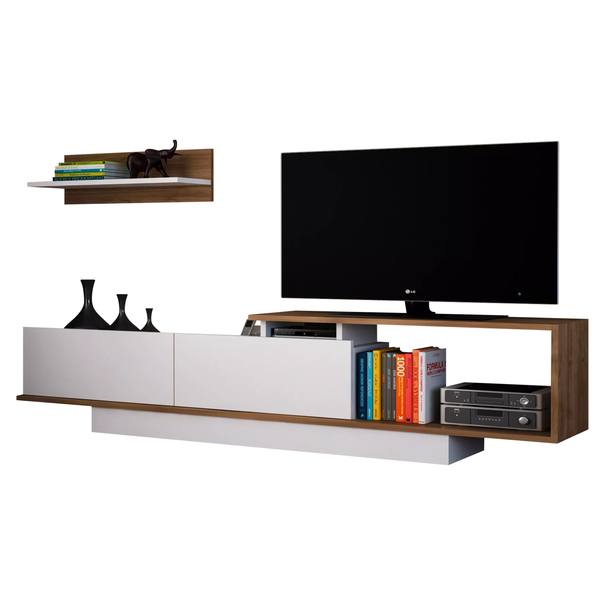 TV stena ASOS orech/biela 1