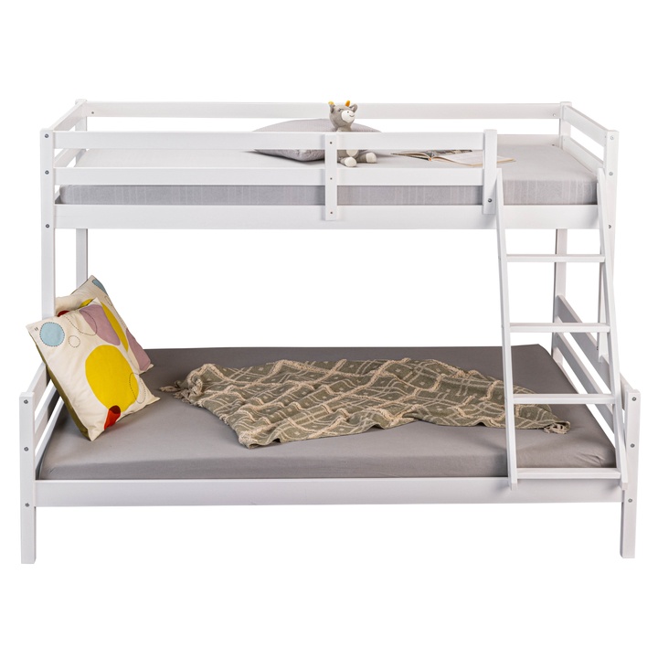 Posteľ s roštom ASTERIN 2 biela, 140x200 cm 1