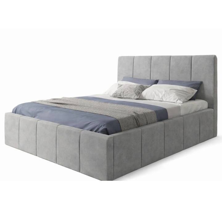 Posteľ s roštom ASTORIA sivá, 160x200 cm 1