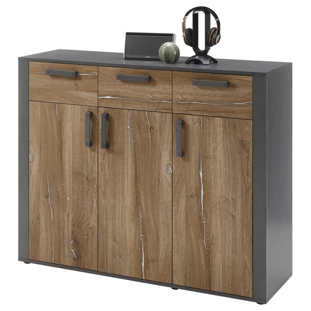 Komoda ATHEN dub flagstaff/matera, šírka 127 cm 1