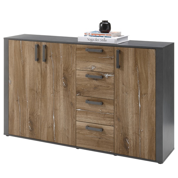 Komoda ATHEN dub flagstaff/matera, šírka 166 cm 1
