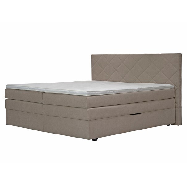 Posteľ boxspring ATIKA béžová, 180x200 cm 1