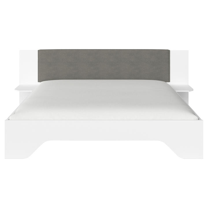 Posteľ AVELO alpská biela/sivá, 180x200 cm 1