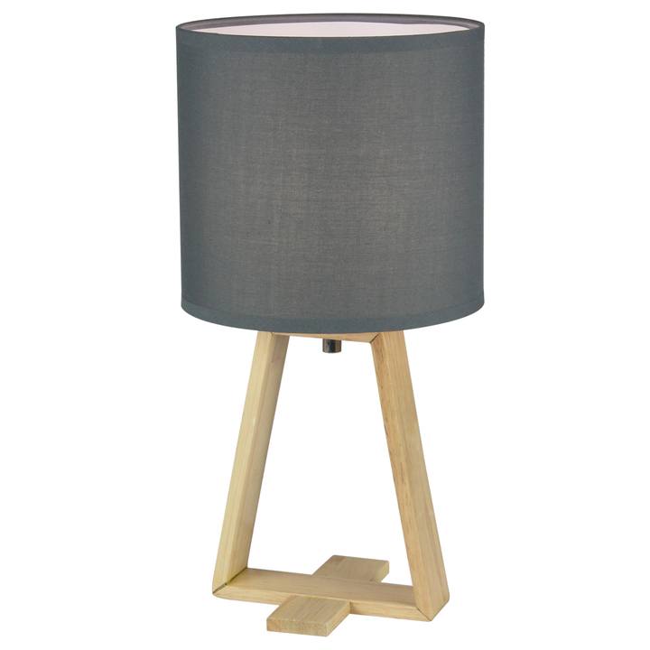 Stolná lampa AVERY sivá 1