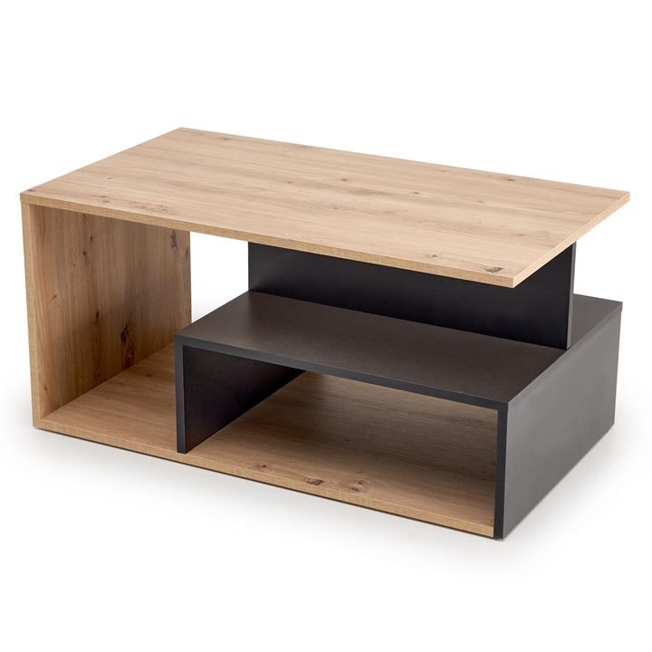 Konferenčný stolík AVO dub artisan/čierna 1