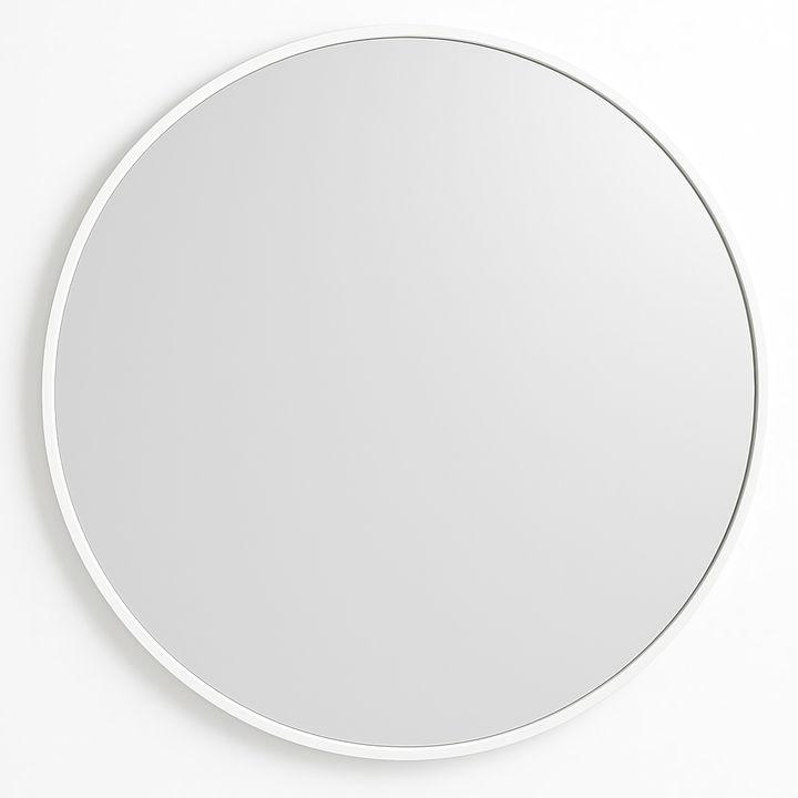 Zrkadlo AYO biela, priemer 80 cm 1